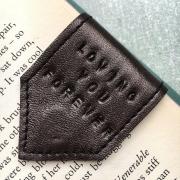 Handmade at Amazon Leather Bookmark – Personalised by Law, £14