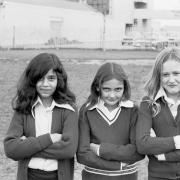 Sanghita, Janet and Pat, Thamesmead 1976. Photo by George Plemper