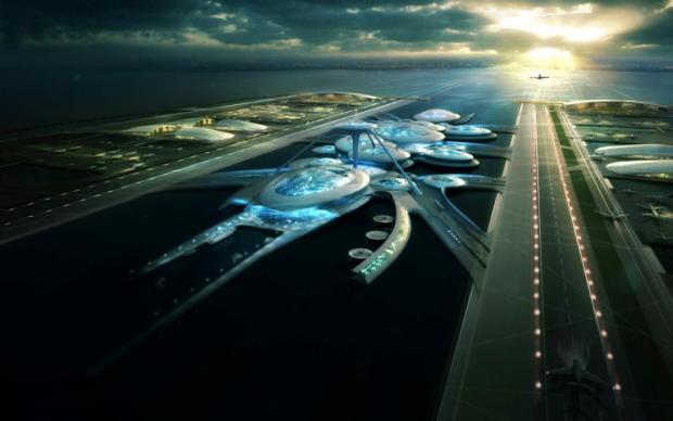 Gensler's dramatic designs for London Britannia Airport