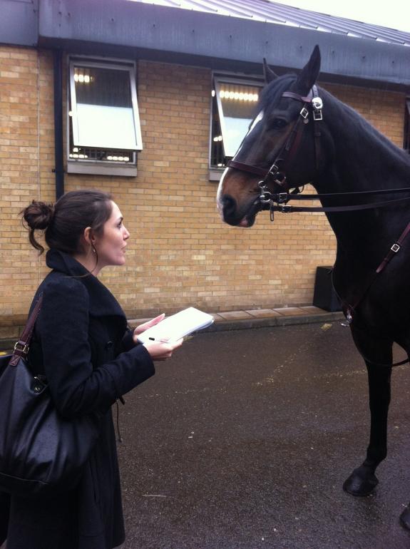 News Shopper: Sarah Trotter interviewing Excalibur News Shopper: Sarah Trotter interviewing Excalibur