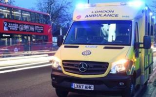 Officers attended alongside the ambulance service (London ambulance)
