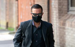 PC Farhan Ghadiali turned up at court wearing a facemask