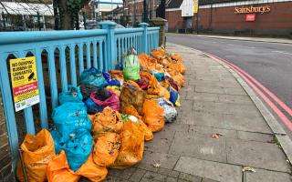 200 bags of rubbish were cleared by Quaggy Waterways Action Group volunteers and Lewisham Council