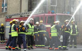 PICTURED: Lewisham and Greenwich Fire Cadets pass out