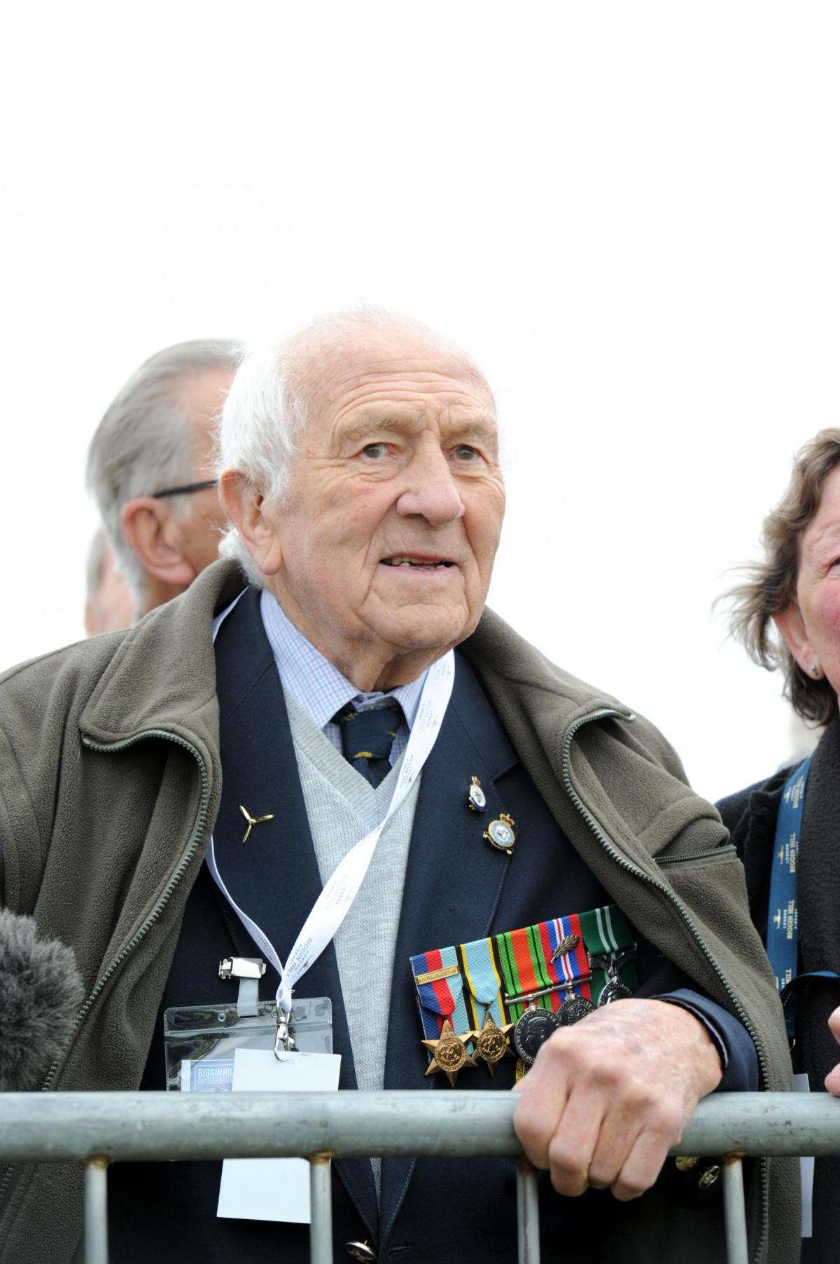 Sqn Leader Tony Pickering, 94, Battle of Britain pilot.