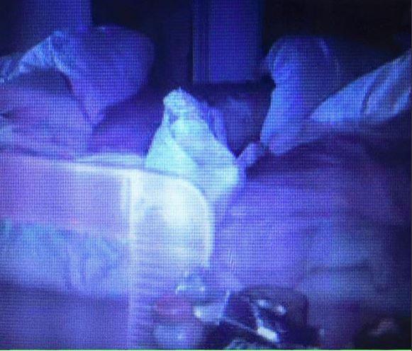 Two parents were left feeling 'eerie and cold' after spotting a ghost on their daughter's baby monitor in Swanley - just a week before Halloween last year