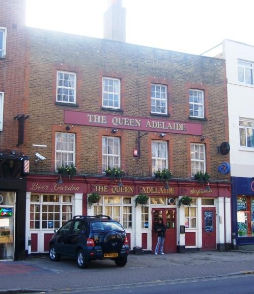 The Queen Adelaide was situated at 74 Penge High Street. This pub closed in 2009 and is now a Tesco Express. Picture: closedpubs.co.uk & Darkstar