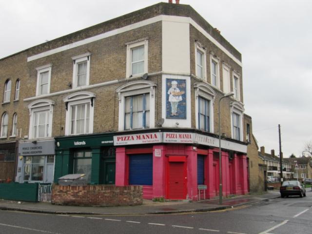 The Lord Palmerston was situated at 101 Maple Road, Penge. This pub is now used as a food outlet. Picture: closedpubs.co.uk & Darkstar