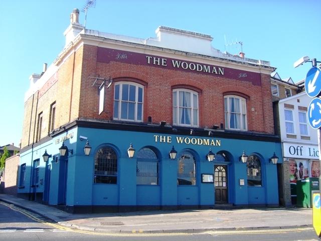 The Woodman was situated at 110 Kirkdale, SE26. This pub is now used as an estate agents. Picture: closedpubs.co.uk & Darkstar