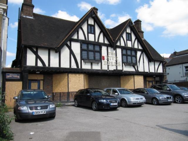The Five Bells was situated at 73-75 Bromley Common. This pub closed in 2009 and has now been demolished. Picture: closedpubs.co.uk / Darkstar