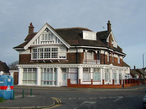 The Railway Tavern was situated on the corner of Forest Road and Moat Lane, Slade Green. The pub was converted into flats in 2006 after being empty for a number of years. Picture: closedpubs.co.uk & Steve Thoroughgood