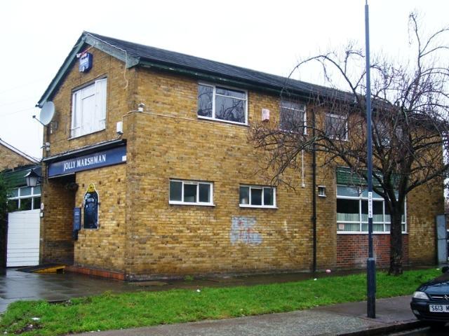 The Jolly Marshman was situated at 191 Bracondale Road, SE2. Picture: closedpubs.co.uk & Darkstar