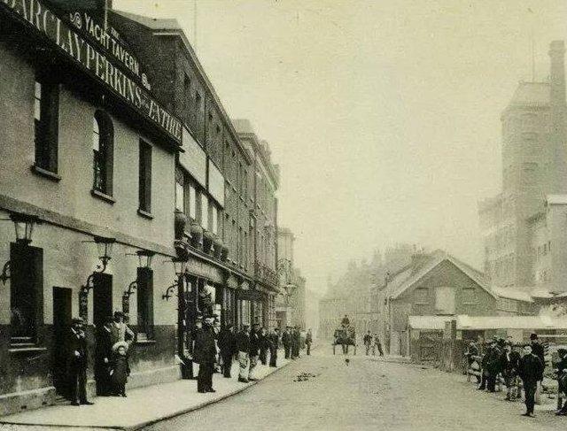 The Yacht Tavern was situated at 57 High Street, Erith. This pub was demolished in the mid-1930s for road widening. Picture: closedpubs.co.uk & David Whines