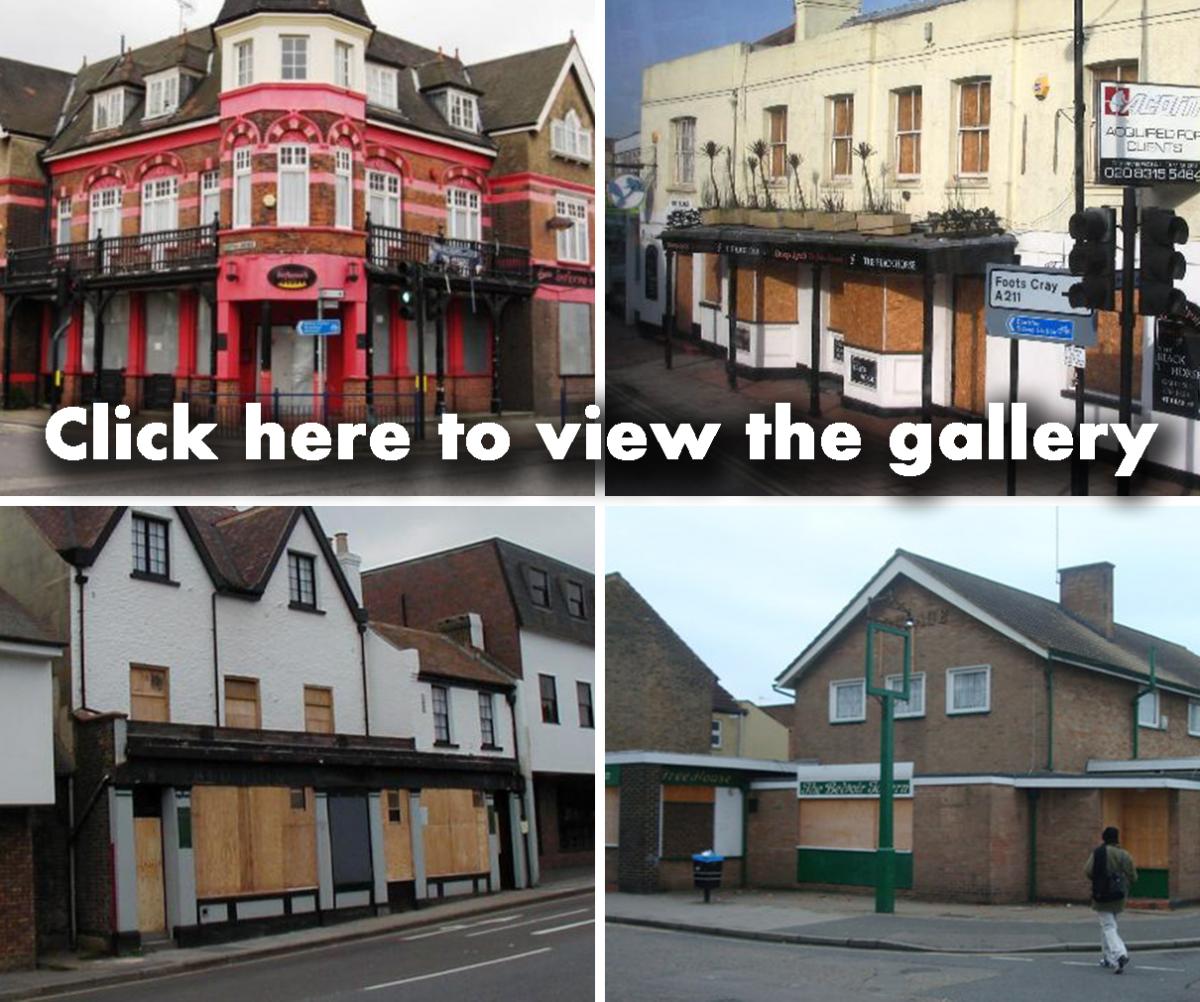 View our photo gallery showing the lost pubs of Bexley