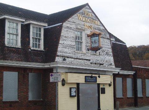 The Welcome Inn was situated on Well Hall Road, SE9 and closed following a fire in 2006. Picture: closedpubs.co.uk & DillMch3