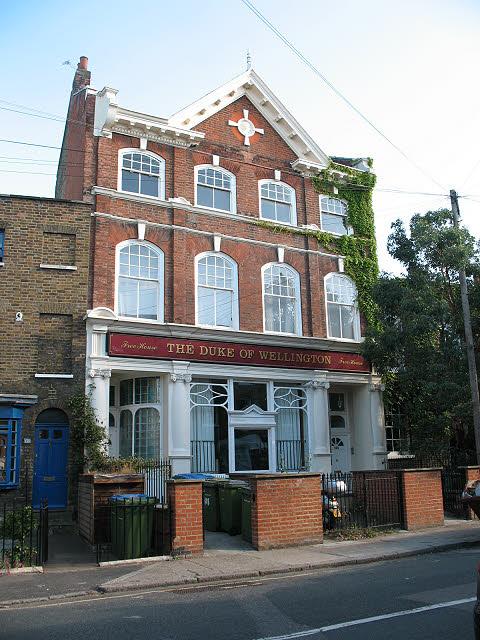 The Duke Of Wellington was situated at 120 Old Woolwich Road, SE10 and is now used as residential accommodation. Picture: closedpubs.co.uk & Stephen Craven