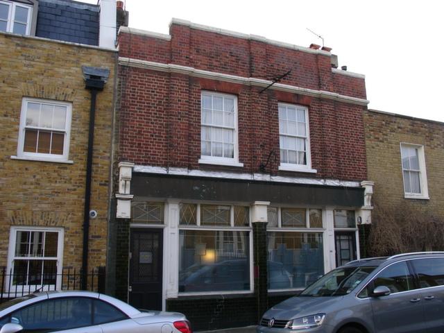 The Britannia was situated at 69 King George Street, SE10. Picture: closedpubs.co.uk & Ian Chapman