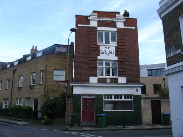 The Earl Grey was situated at 1 Churchfields, SE10. This pub is now used as a private house. Picture: closedpubs.co.uk & Ian Chapman