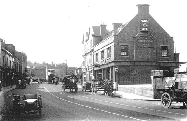 The Carpenters Arms was situated on Woolwich High Street. Picture: closedpubs.co.uk & Graeme Fox