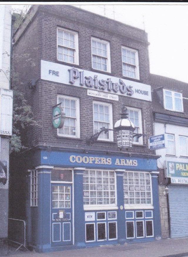 The Coopers Arms was situated on Woolwich High Street. Picture: closedpubs.co.uk & Graeme Fox