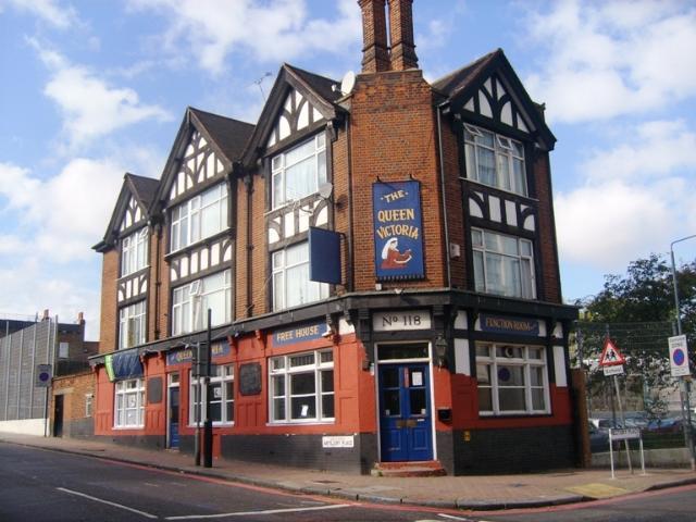 The Queen Victoria was situated at 118 Wellington Street, SE18. This pub is now used as a hostel. Picture: closedpubs.co.uk & Darkstar