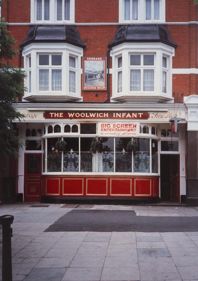 The Woolwich Infant was situated at 9 Plumstead Road, SE18. This pub closed in 2006 and is now used as a clothes shop. Picture: closedpubs.co.uk & Graham Finn
