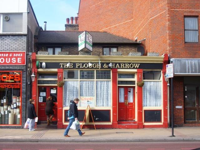 The Plough & Harrow was situated at 68 Rushey Green, SE6, and is now used as a barbers. Picture: closedpubs.co.uk & Darkstar