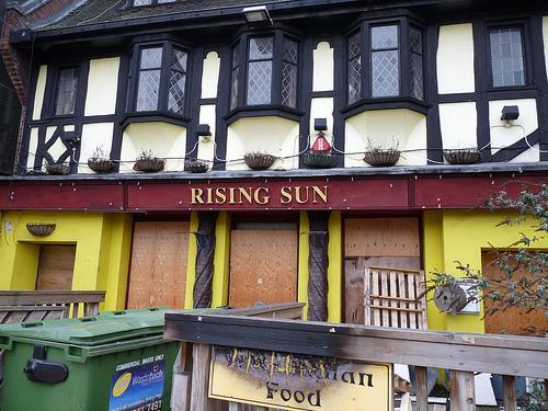 The Rising Sun was situated at 88 Rushey Green, SE6, closing in 2006. Picture: closedpubs.co.uk &  Southern Driver