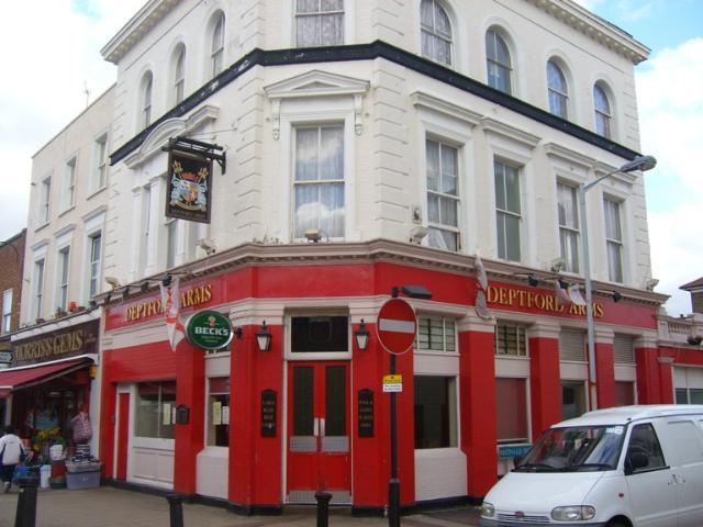 The Deptford Arms was situated at 52 Deptford High Street. This pub was previously known as The Duke Of Cambridge and is now used as a betting shop. Picture: closedpubs.co.uk & Darkstar