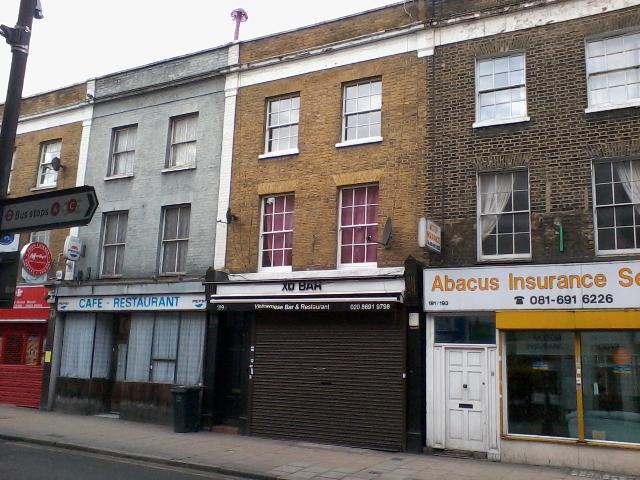 The Last Lick was situated at 189 Deptford High Street. This pub closed in 2006 and is now used as a Vietnamese restaurant. Picture: closedpubs.co.uk & Ian Chapman