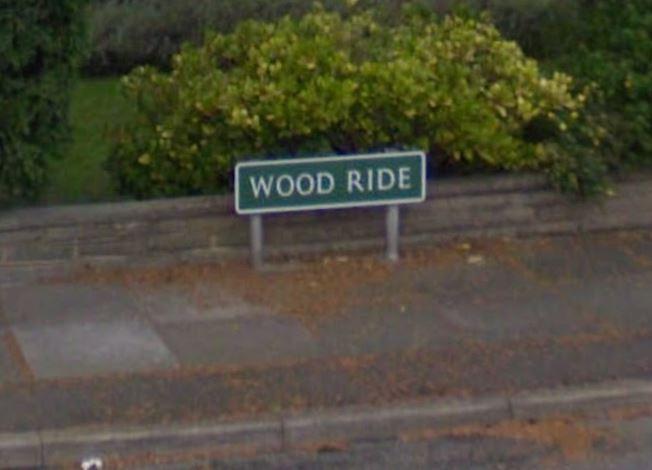 Wood Ride in Petts Wood always gets suggested when we ask for rude place names. Can’t think why.