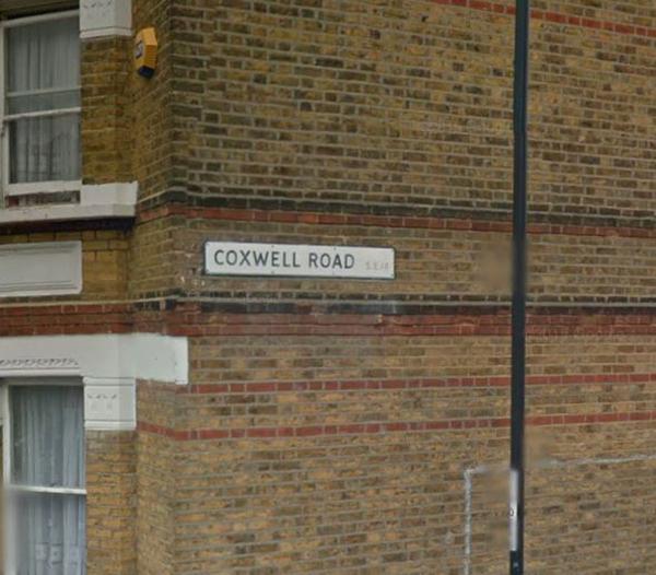 Coxwell Road, Plumstead. Hard to spot the rudeness here at first, but it's a grower