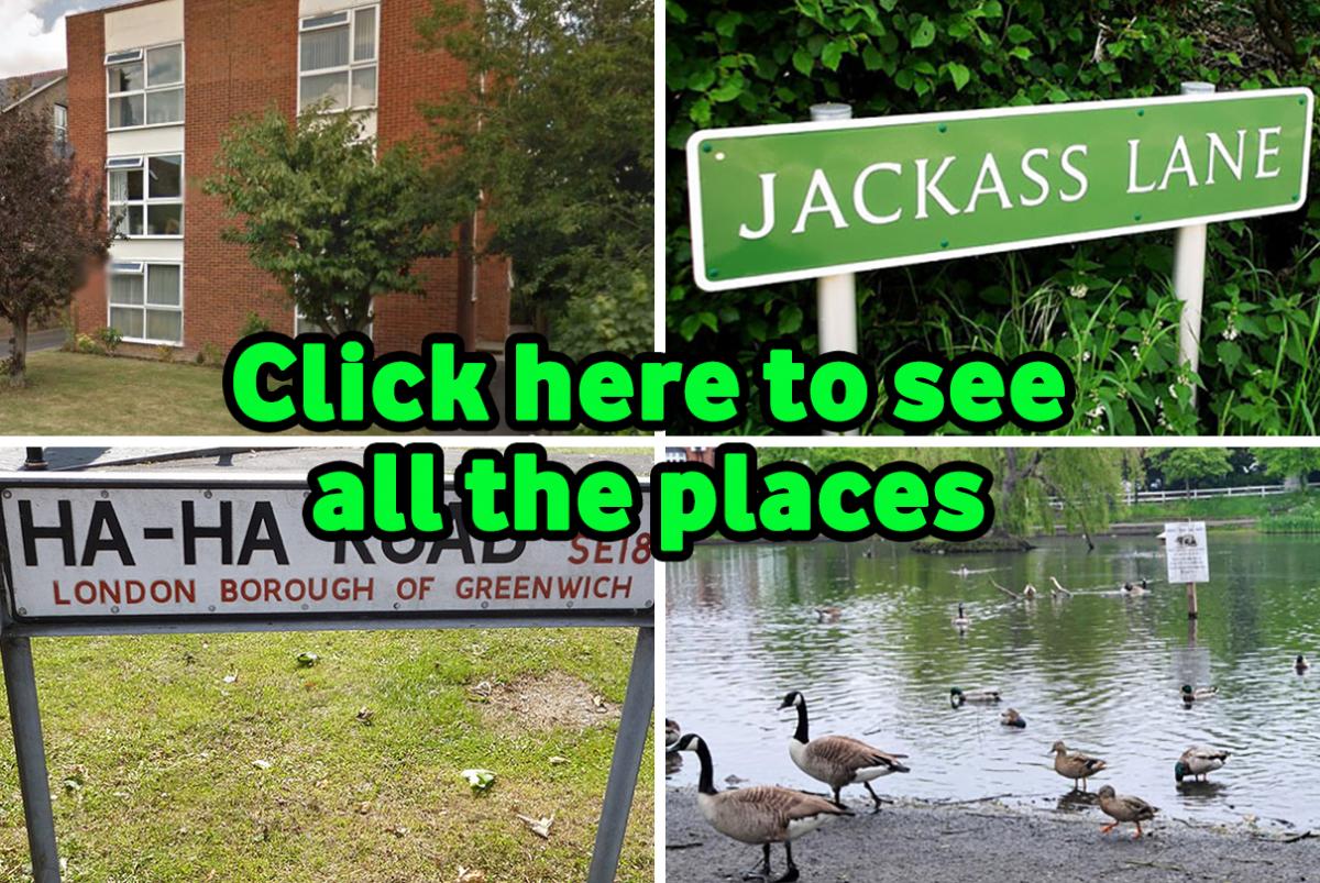 View the gallery showing some of our weirdest, funniest and rudest addresses