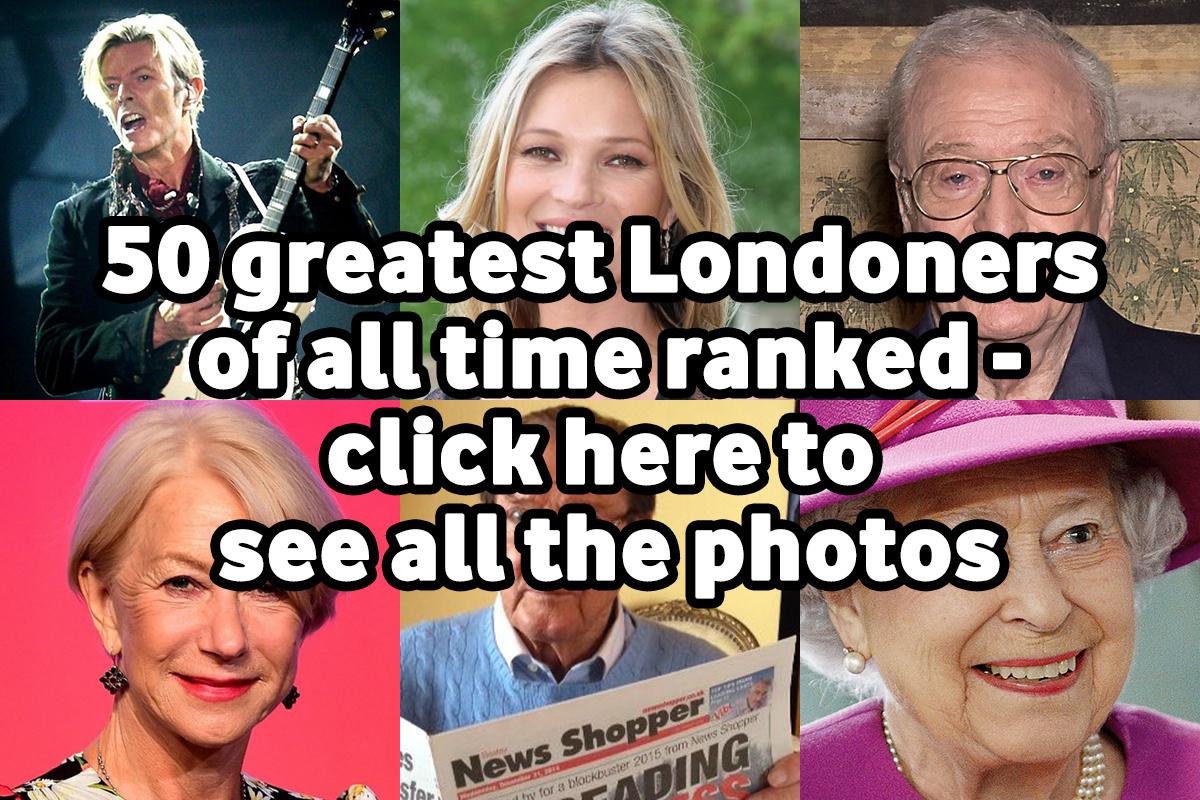See who makes it on to the list of 50 greatest Londoners of all time