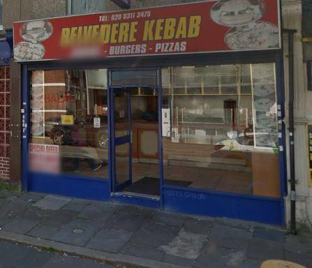 0 stars: Belvedere Kebab & Pizzas, Gilbert Road, Belvedere