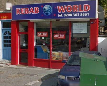 1 star: Kebab World, Blackfen Road, Sidcup