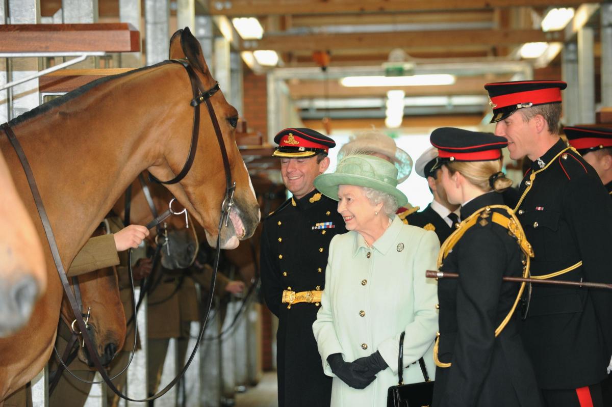 The Queen visits Woolwich Barracks, May 2013