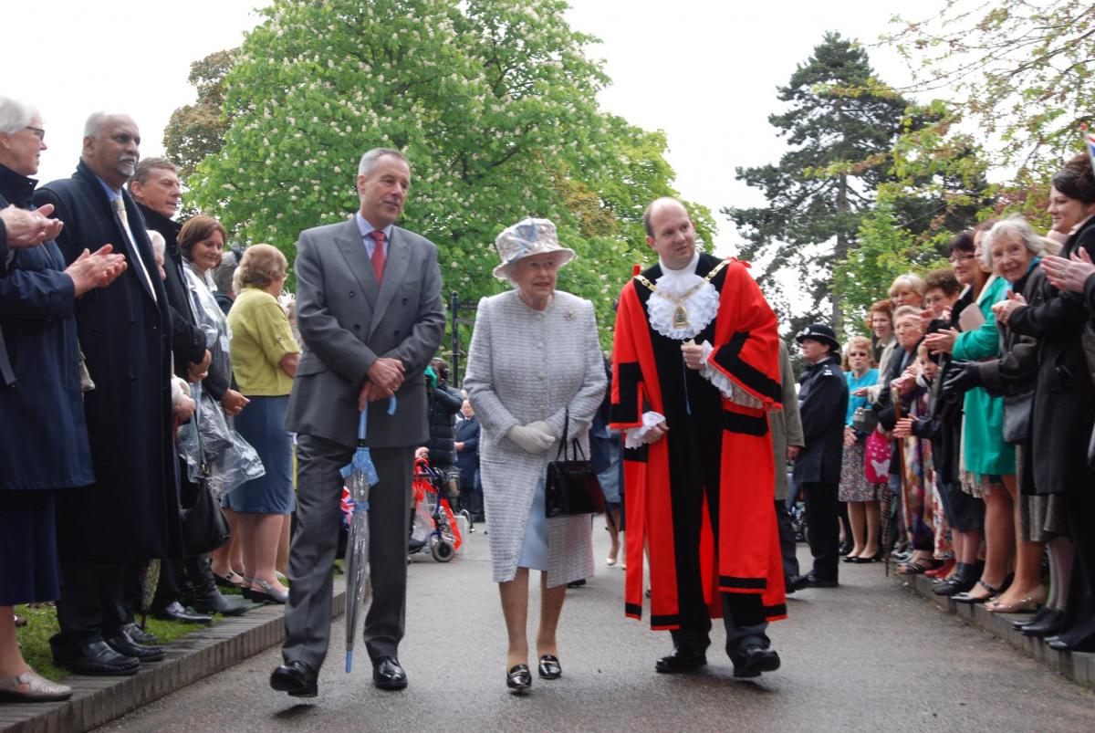 Her Majesty visits Bromley in May, 2012