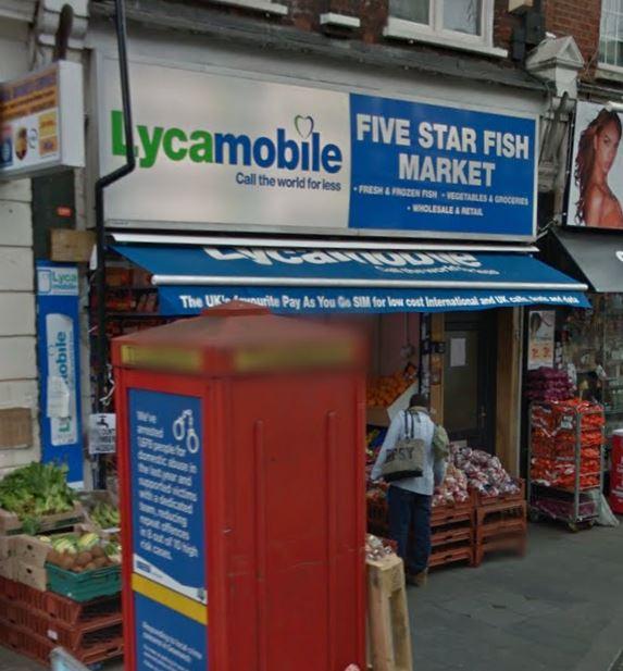 0 stars: Five Star Fish Market, Woolwich New Road