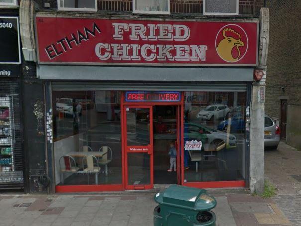 1 star: Eltham Fried Chicken, Eltham High Street
