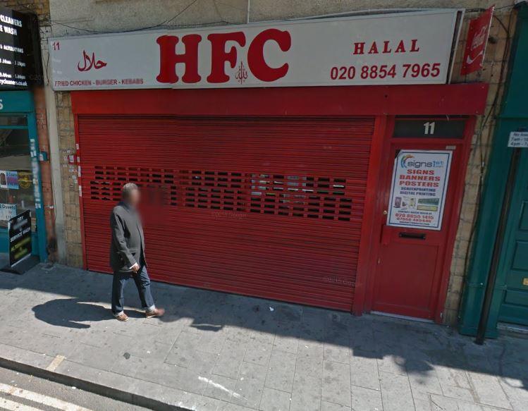 1 star: HFC (Halal Fried Chicken), Anglesea Road, SE18