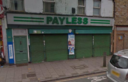 1 star: Payless, Trafalgar Road, SE10