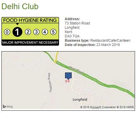 1 star - Delhi Club, Station Road, Longfield