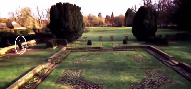 Last year a mysterious dark figure was filmed lurking in the grounds of the grade II listed Orpington Priory