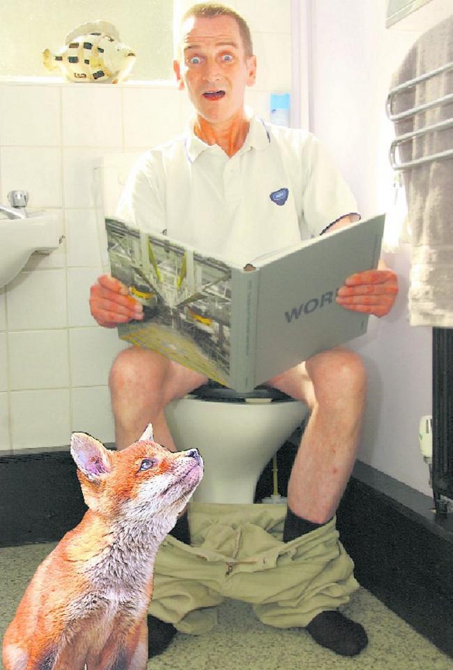 In 2013, A Catford man was driven potty after he was attacked by a fox which burst in on him as he sat on the toilet. Anthony Schofield claims he was quietly going about his business in the little boys’ room when the creature strutted in