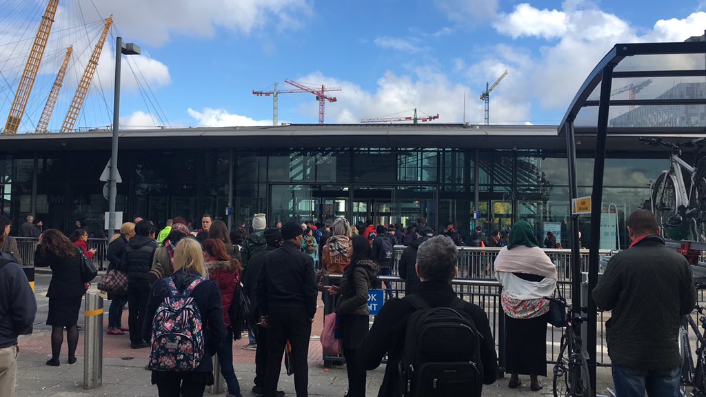 Terror arrest after 'bomb' alert at North Greenwich station