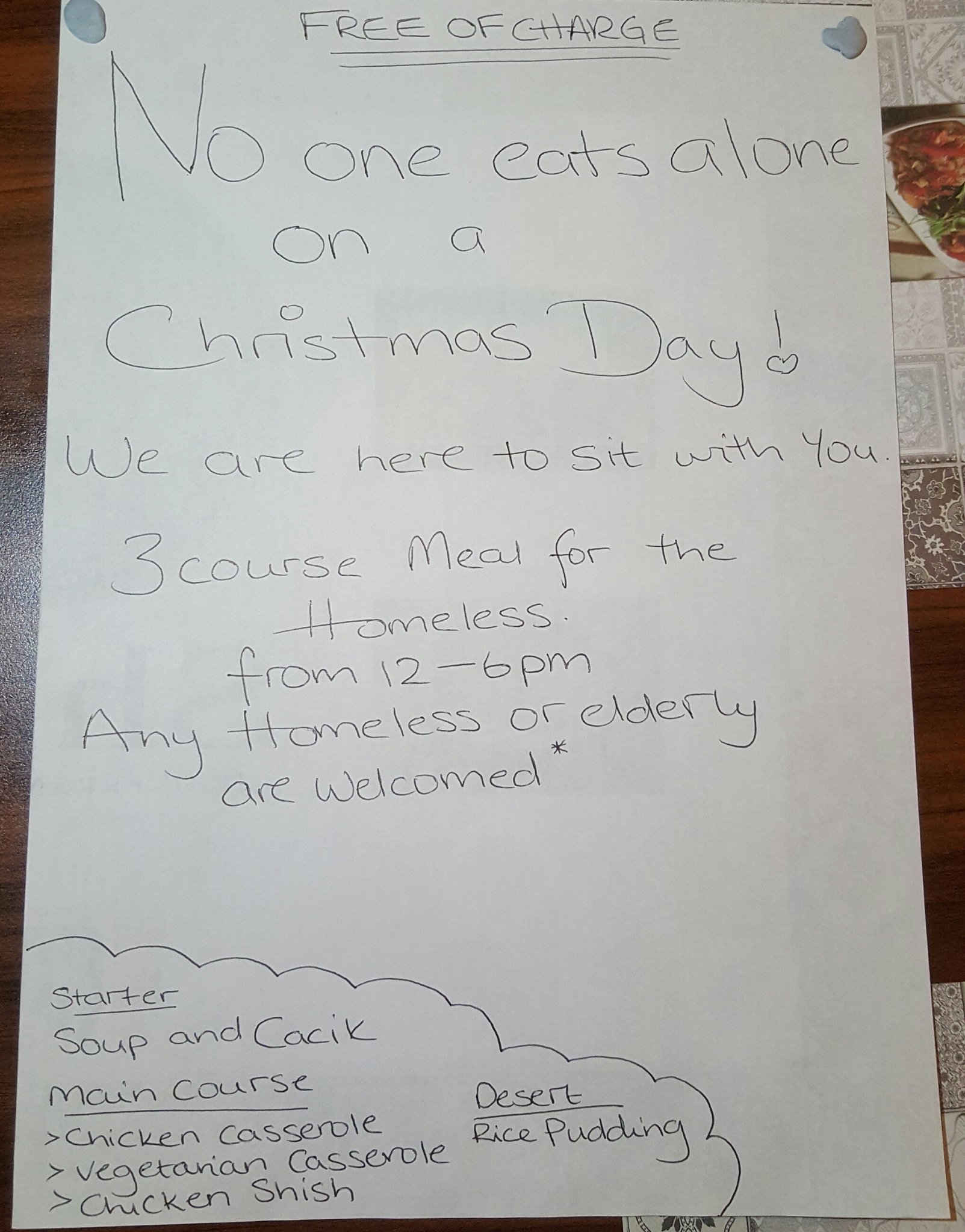 'No one eats alone on Christmas Day': Turkish restaurant offers free meal for lonely and elderly