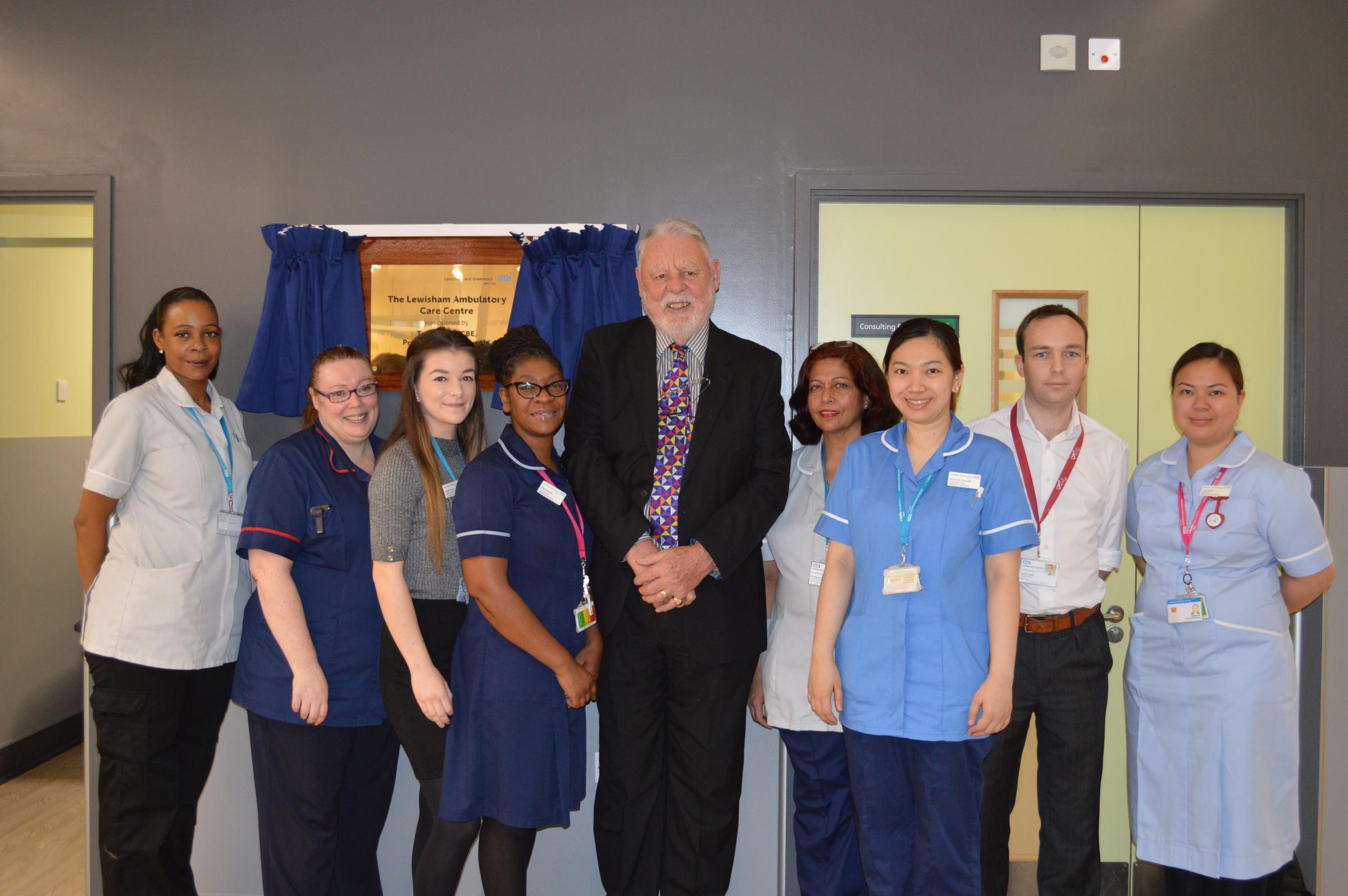 Terry Waite opens Lewisham hospital clinic 30 years late after being taken hostage in Lebanon - News Shopper
