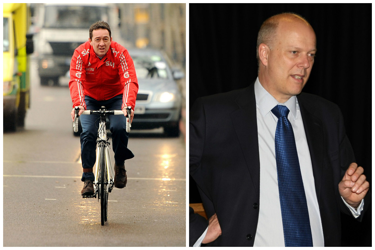 Former Olympic champion hits back at transport secretary's cyclists 'not road users' comment