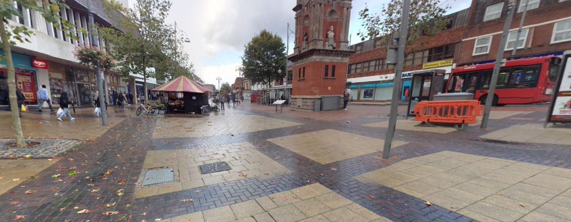 A teenage boy has been arrested after an 'assault' in a busy high street